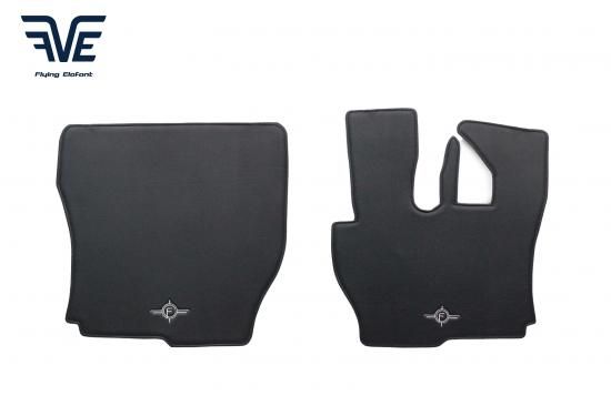 FEオリジナル UD クオン フロアマットセット【KARASU】