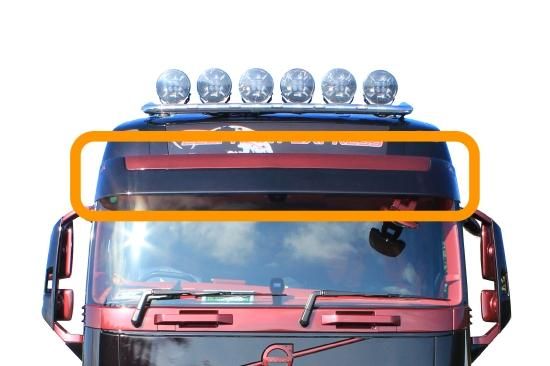 センサー対応 ディープフロントバイザー（VOLVO FH4,FH5）