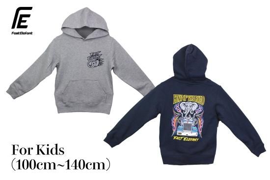 FE-576 FE×mooneyes コラボフーディ for kids